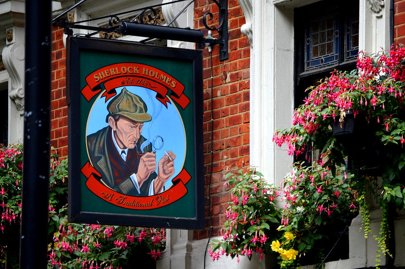 The Sherlock Holmes pub in London