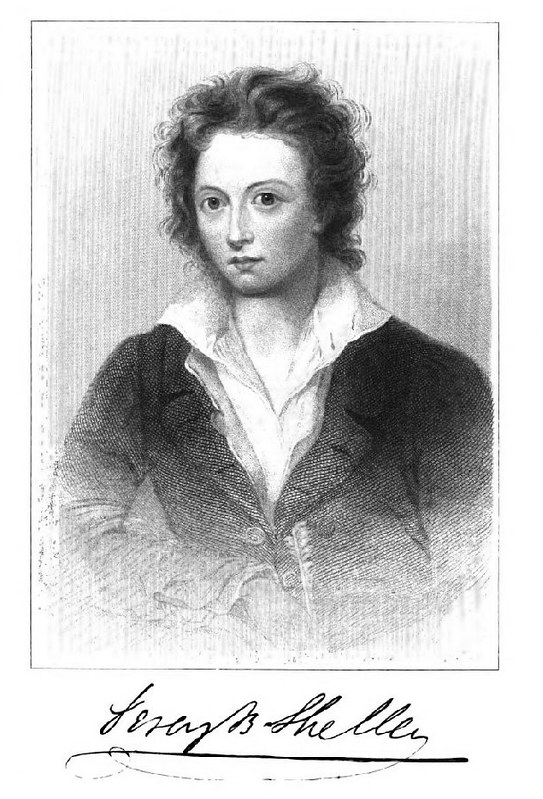 Percy Shelley, husband to Mary Shelley and Poet in own right.