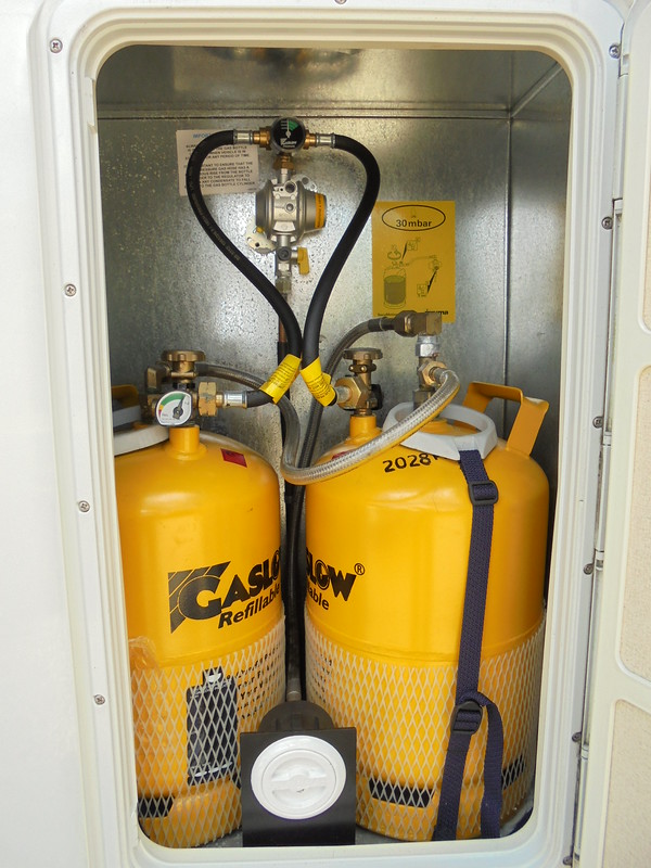 Gaslow refillable bottles are an idea solution for both motorhomes and campervans