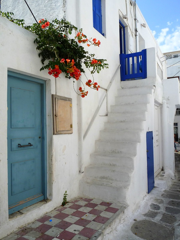White washed buildings of the Greek islands are now iconic