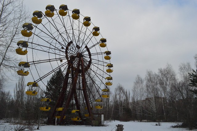 Chernobyl abandoned ferris wheel