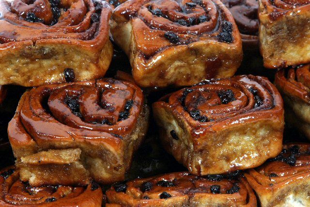 Chelsea Buns at Fitzbilles Cambridge