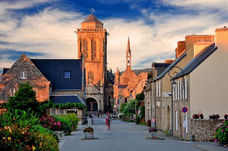 Locronan in Brittany France