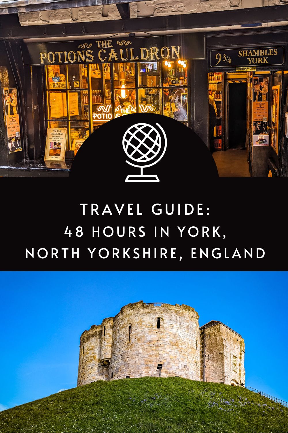 48 hours in York, North Yorkshire, in England. Offering a complete 2 day itinerary including places  to eat and drink via @tbookjunkie
