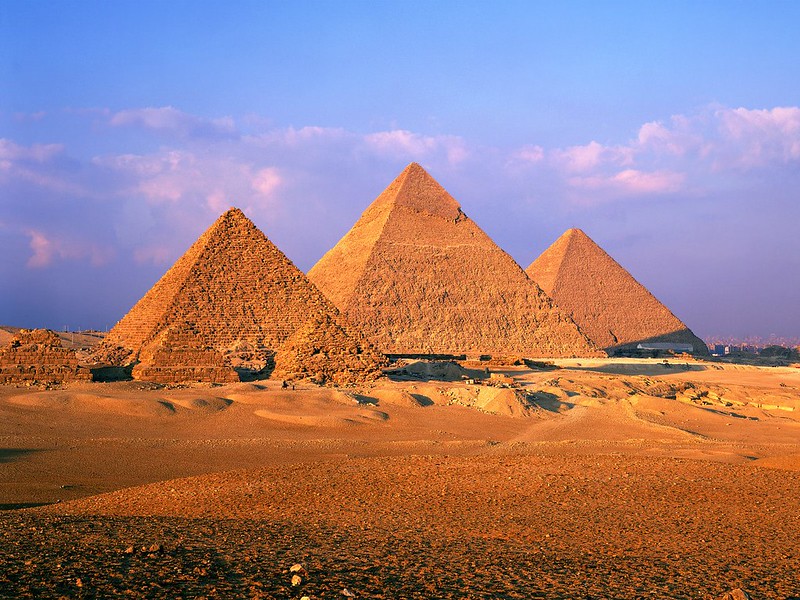 Egyptian pyramids a sight to see on our trip