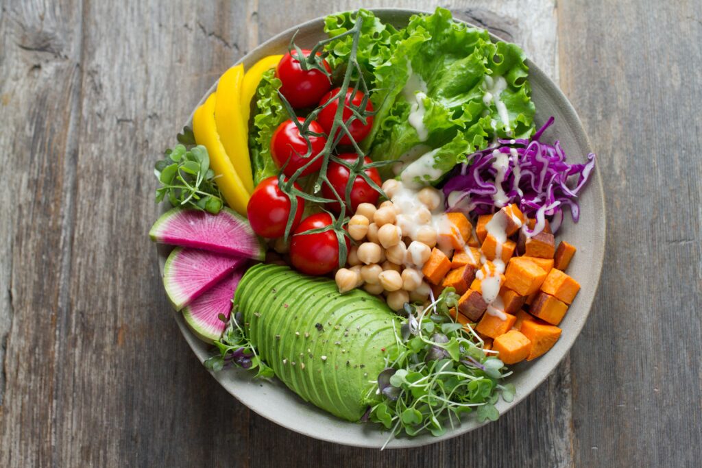 A plant-based diet can be colourful and inviting and of course extremely healthy.