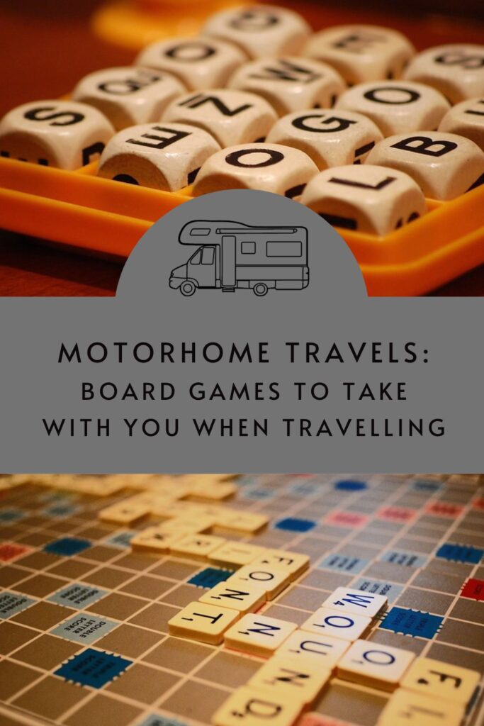 Board games to take with you when travelling in a campervan or motorhome via @tbookjunkie