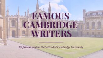 Famous Cambridge writers that you will all want to read. From Poets and playwrights to novelists and historians, these authors cover a diverse list of genres and span across several 100 years. Via @tbookjunkie