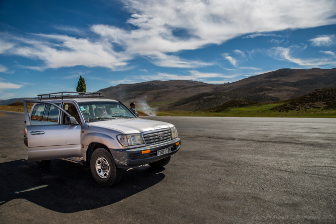 Our transport on the road in Morocco