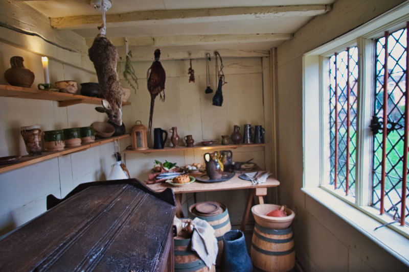 Inside Shakespeare's Birthplace in the gloving room