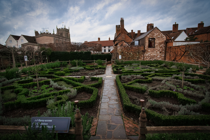 The gardens of Shakespeare's new place
