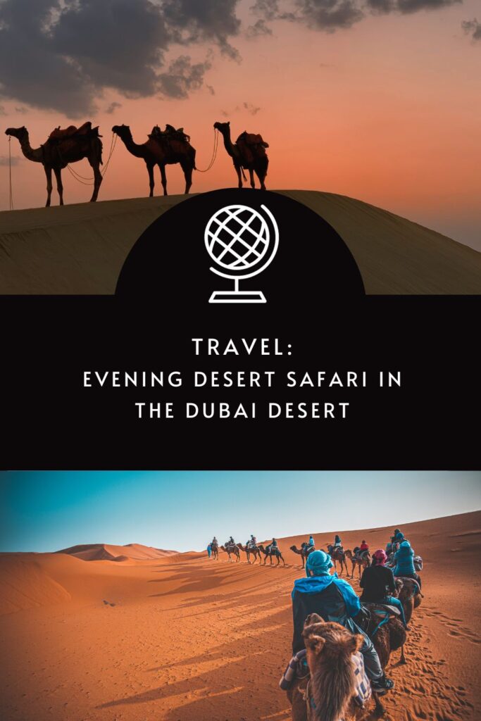 Enjoy an evening desert safari in Dubai with @tbookjunkie