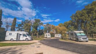 A french camping aire in Beizers France