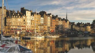Honfleur, in Normandy France was once a major fishing port and is now one of the most visited towns in Northern France each year.