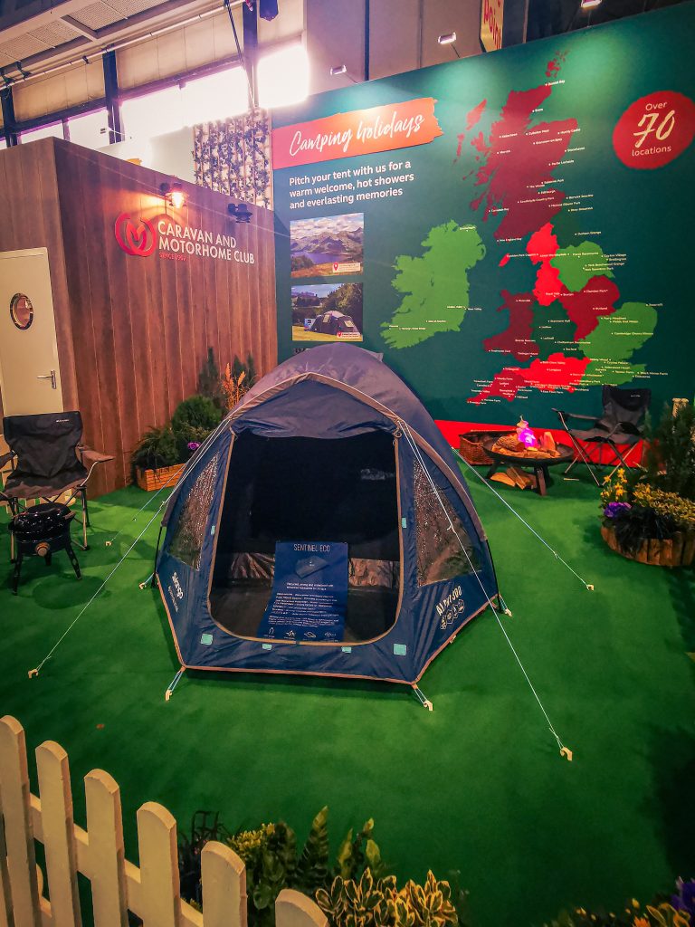 Even campers will find things at the NEC Camping and Motorhome show in Birmingham