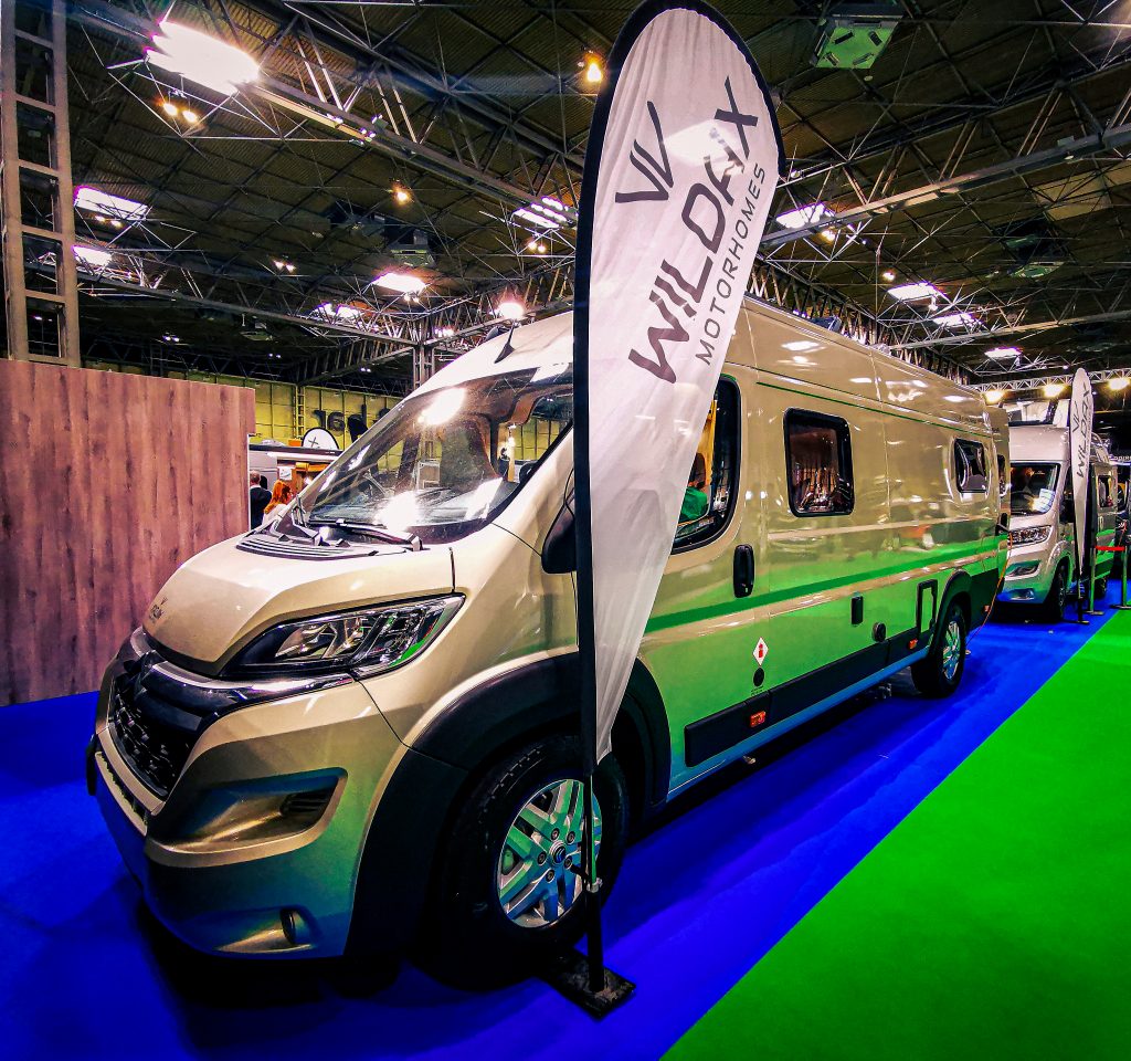 Camper at the NEC in Birmingham