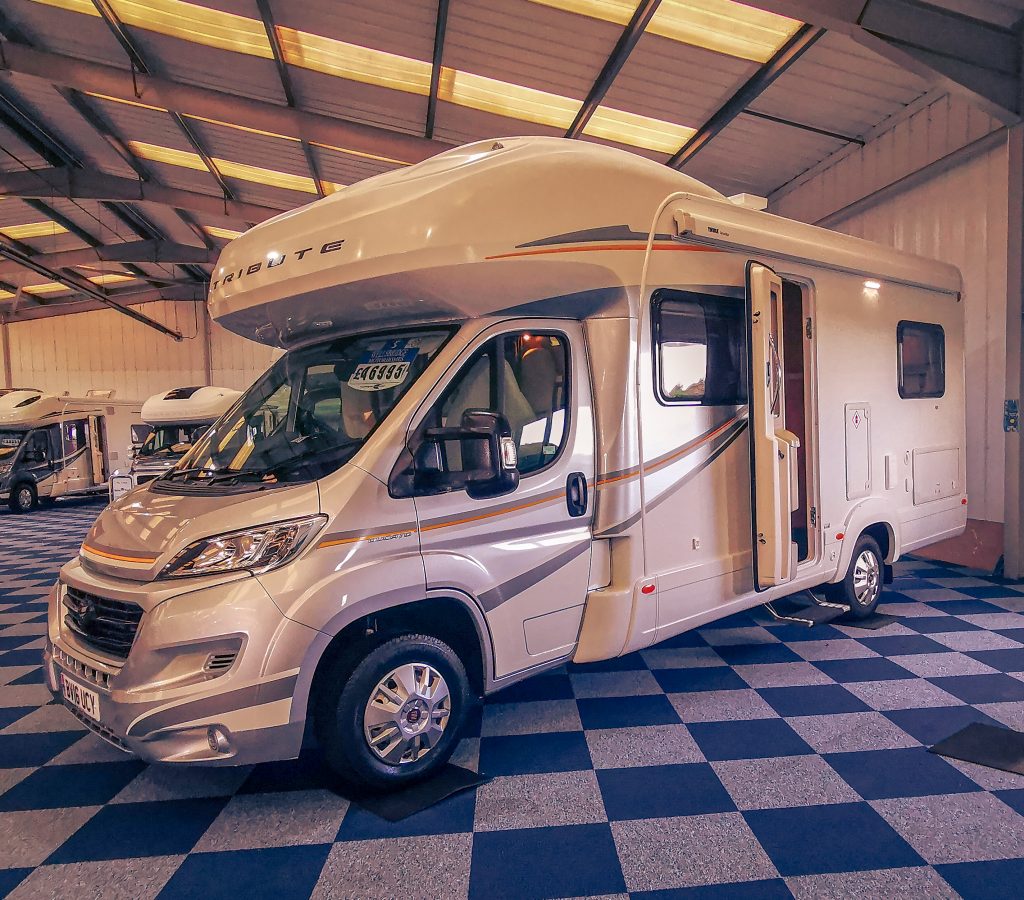 A used motorhome for sale at an East of England location where the staff were extremely helpful