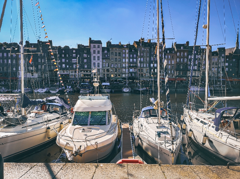 Honfleur old Port in Normandy France