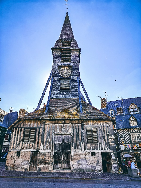 Saint Catherine's Bell Tower in Honfleur, Normandy, France