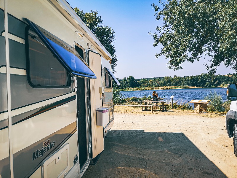 A free park up in France on the Loire Valley