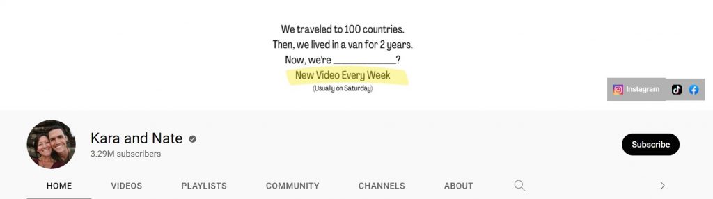 Kara and Nate are travel bloggers that swap between vanlife and travels with a suitcase