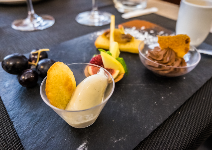 mecure hotels, bourges, hotel, france, michelin star, restaurant, abbey, converted, de bourbon, food, dessert,