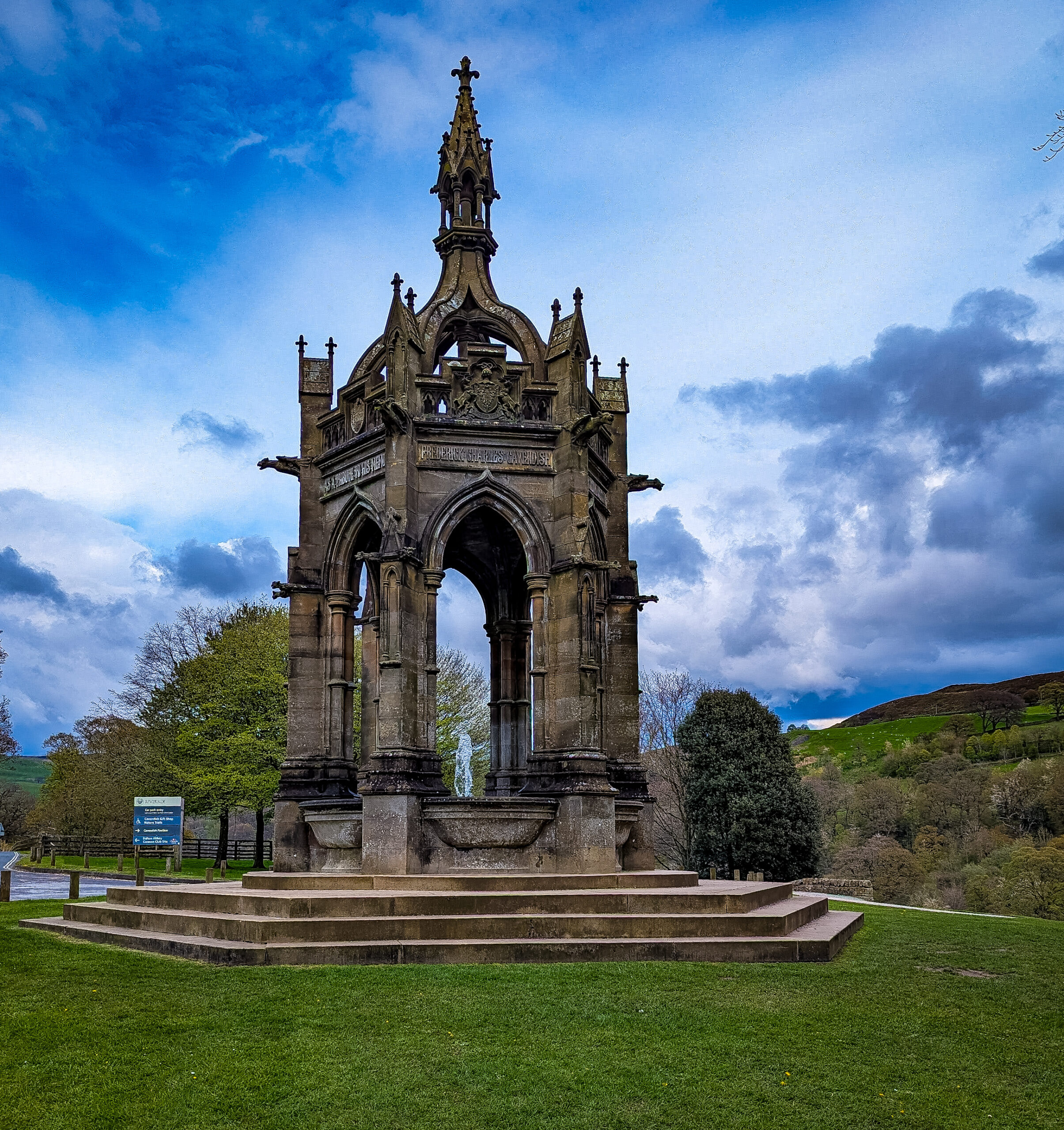 The Memorial Fountain at Bolton Abbey, North Yorkshire
