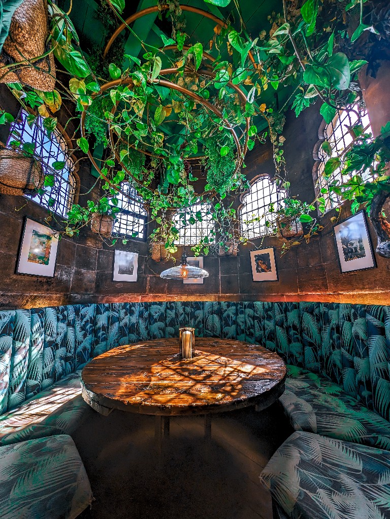 One of the interiors at Dyls coffee shop in York along the river
