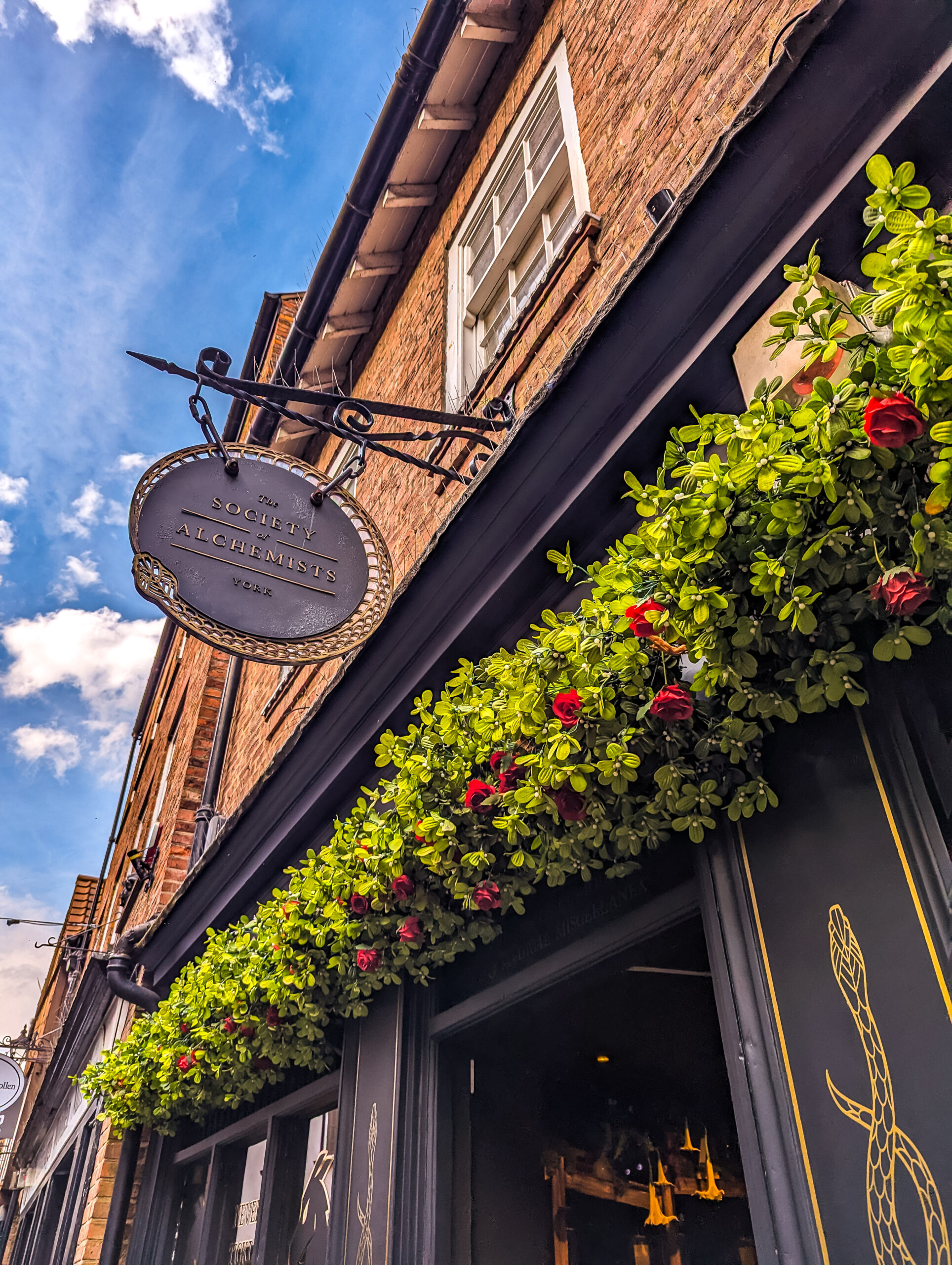 Shops down the Shambles in York
