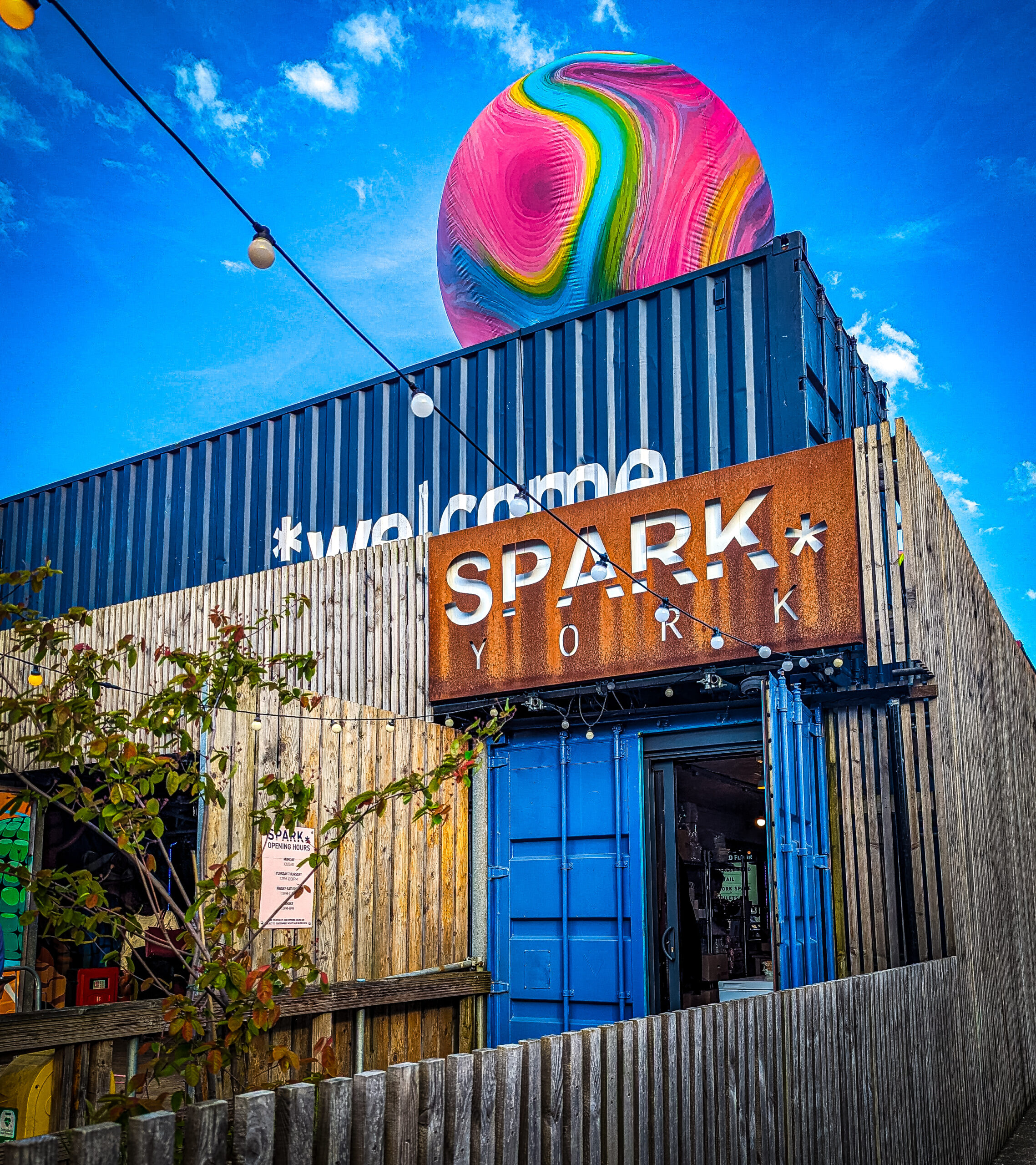 SPARK in York is home to a selection of bars and restaurants