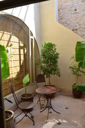 Private patio, suite 4, Riad Camilia, Marrakech, Morocco