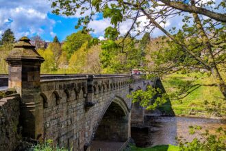 The bridge heading into Richmond in North Yorkshire