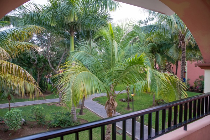 View from a room at the Riu Tequila Playacar, Mexico