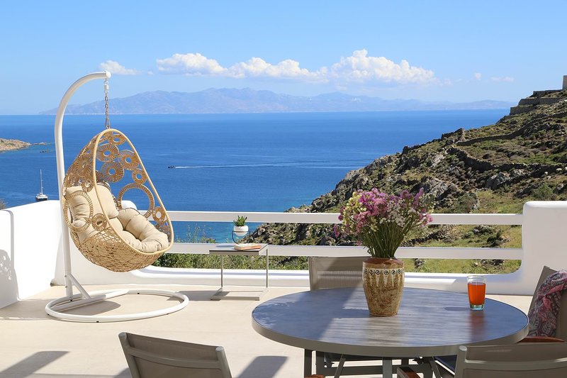 Villa Wisteria in Mykonos has some stunning views