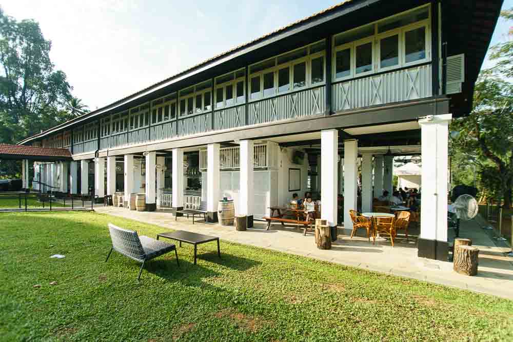 What better place to spend the afternoon then read in the fabulous gardens at Wheelers Estate in Singapore