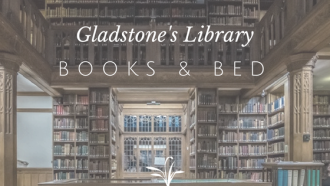 Books and Bed, Gladstone's Library, UK, Wales, Bed and Breakfast