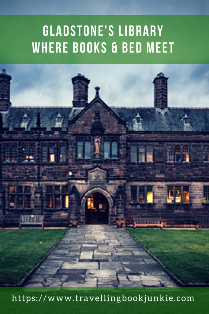 Gladstone's library, books and bed, bed and breakfast, Gladstone, Wales, UK