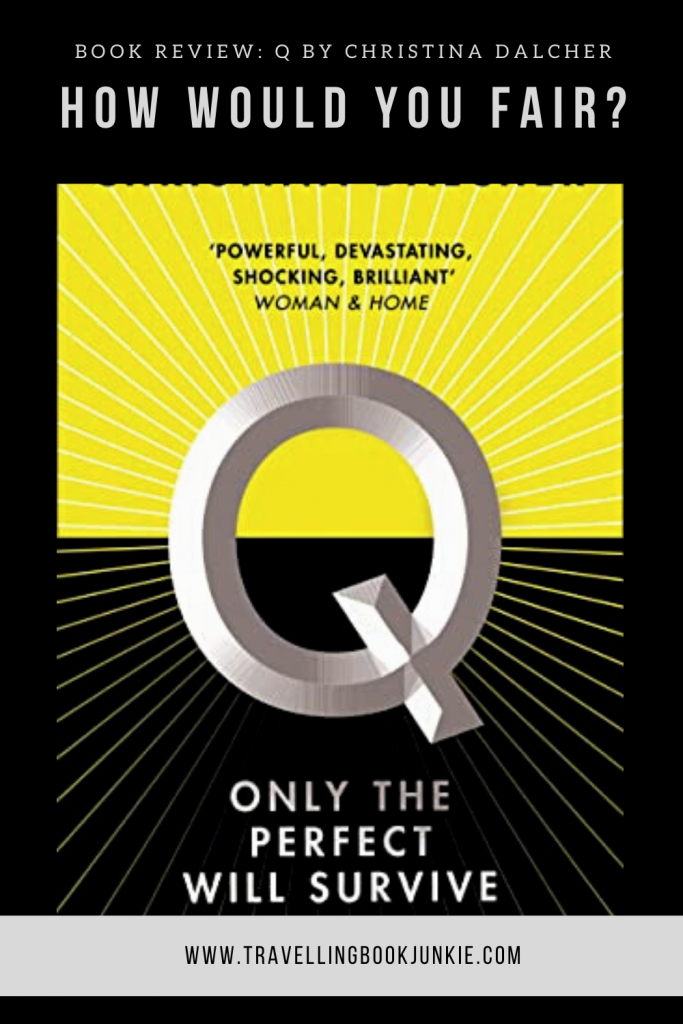A full book review of Q by Christina Dalcher, a dystopian novel about how IQ will rule. See more via @tbookjunkie